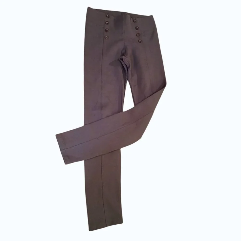 CISONO Brown Sailors Ponte Leggings